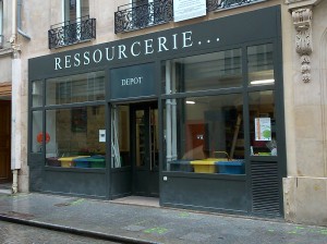 Une ressourcerie à Paris.